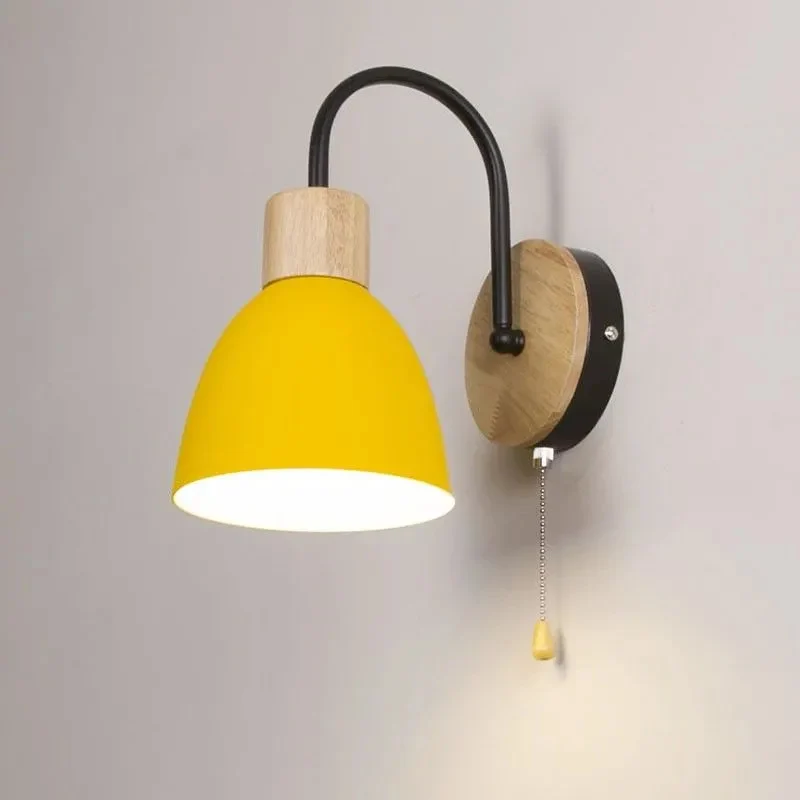 Moderne Holz Wandlampe