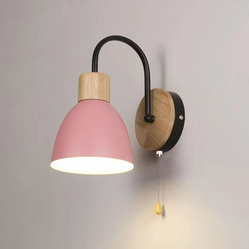 Moderne Holz Wandlampe