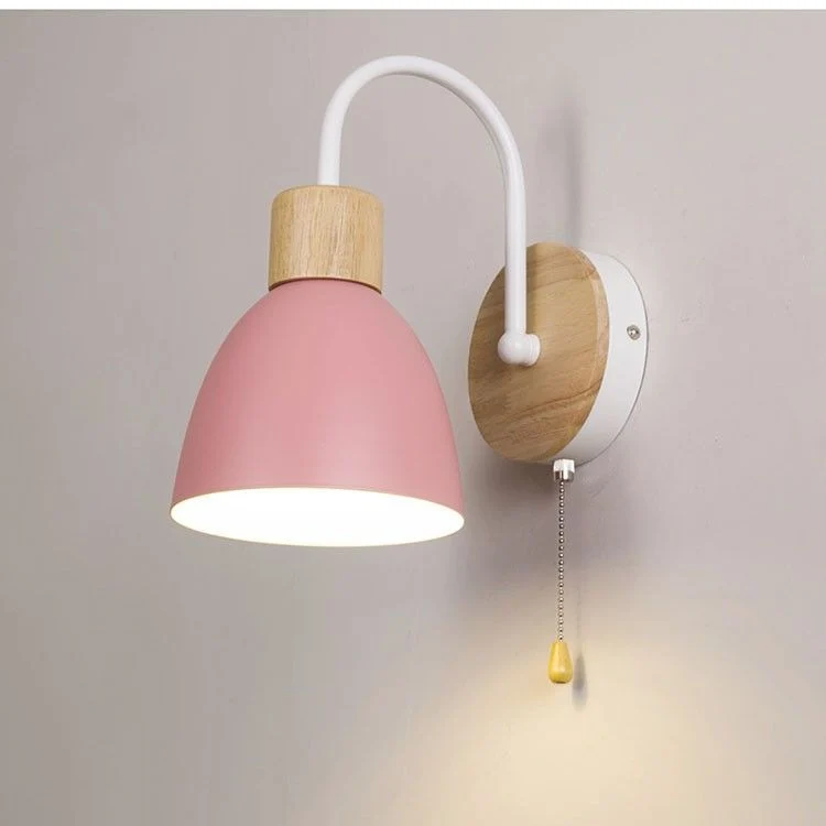 Moderne Holz Wandlampe