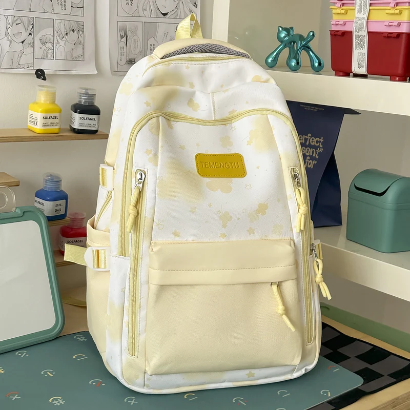Charmanter Blumendruck Rucksack Karnz