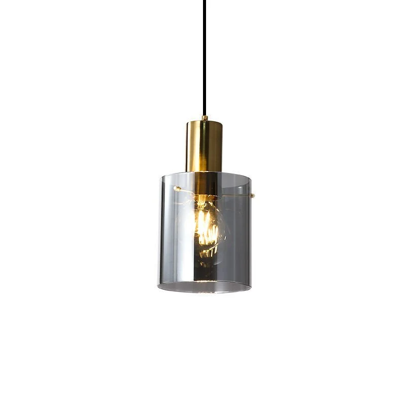 Moderne transparente Glas-Pendelleuchte