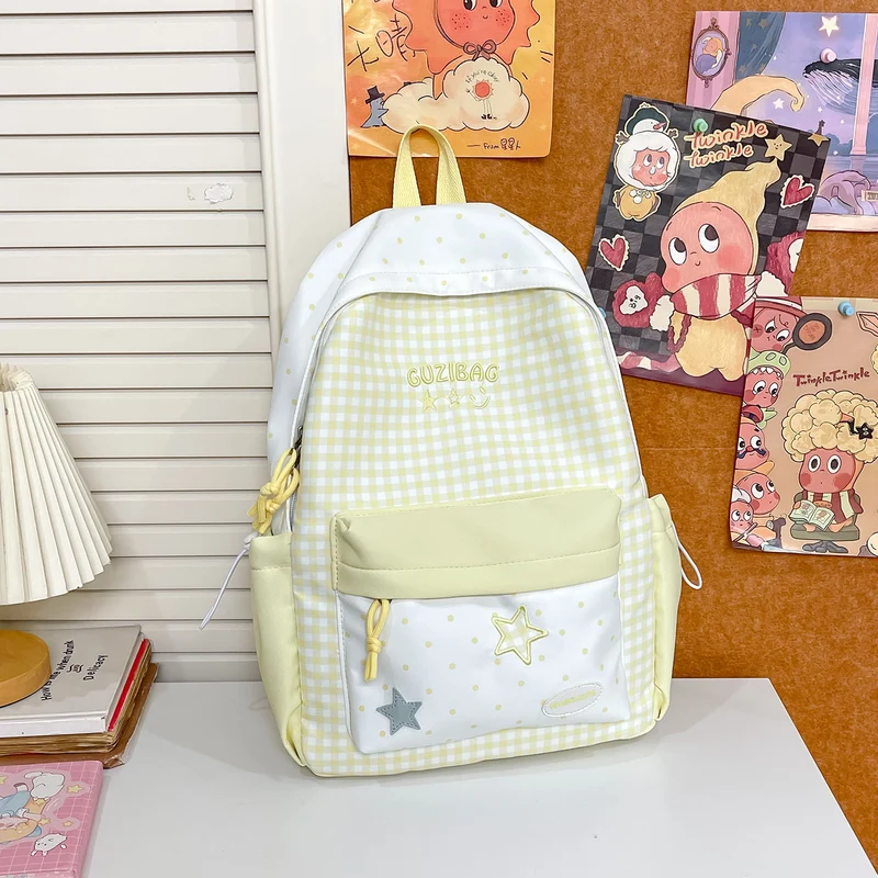 Charmanter Karomuster-Rucksack Karnz