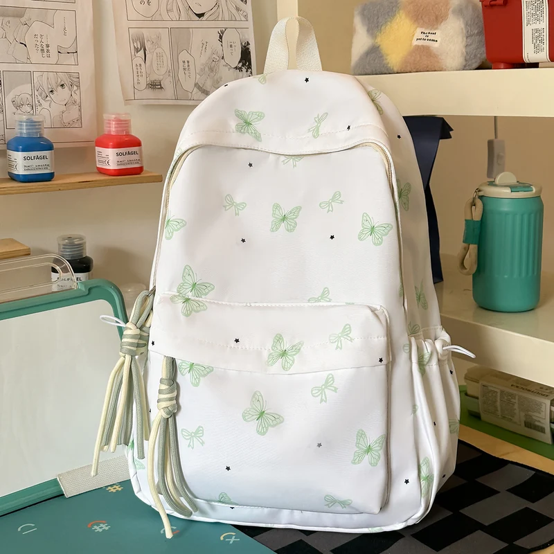 Charming Butterfly Print Freizeit Rucksack Karnz