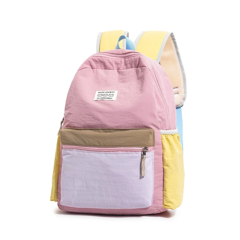 Farbblock Casual Rucksack Karnz