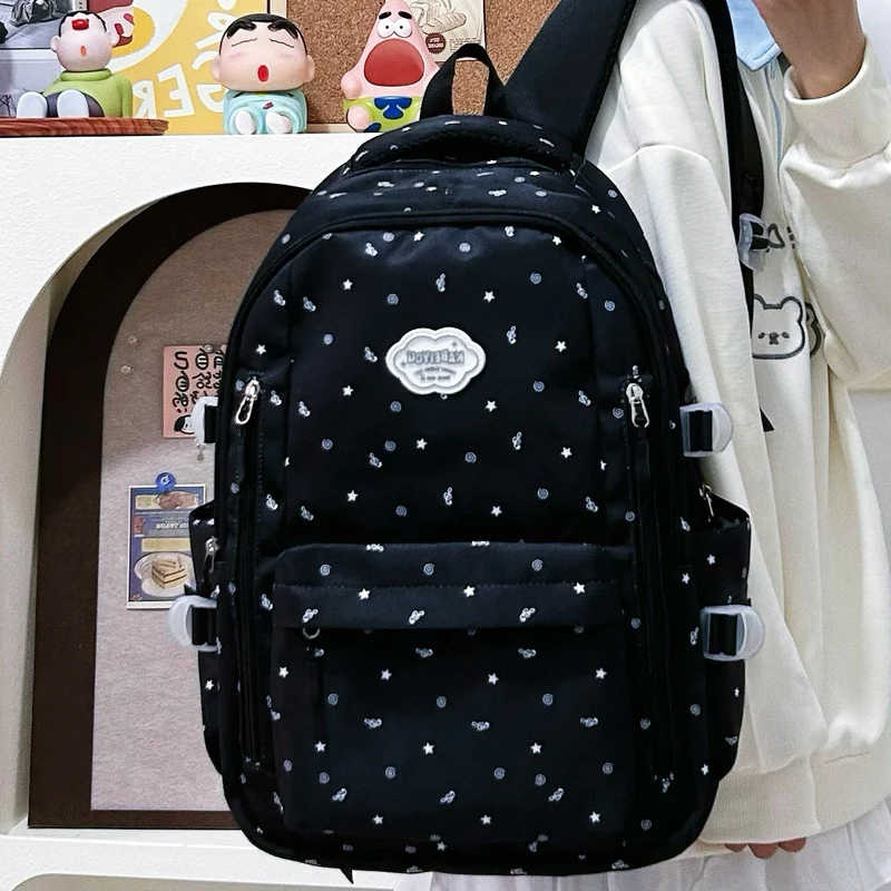 Lässiger Sternen-Print-Rucksack Karnz