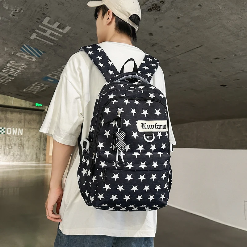 Lässiger Sternenmuster-Rucksack Karnz 1791205638
