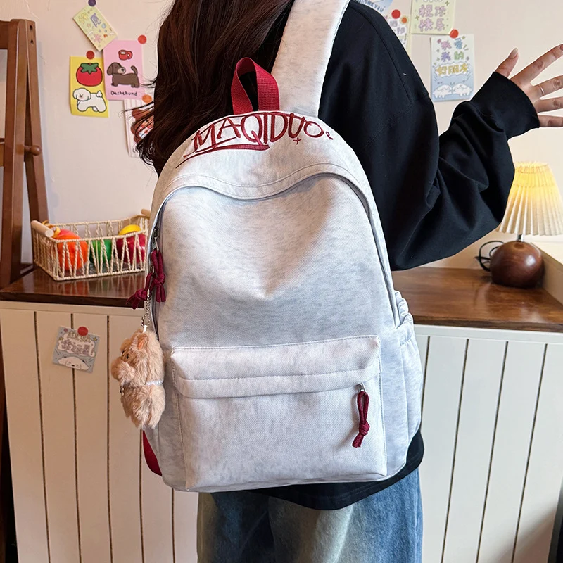 Lässiger strukturierter Rucksack Karnz