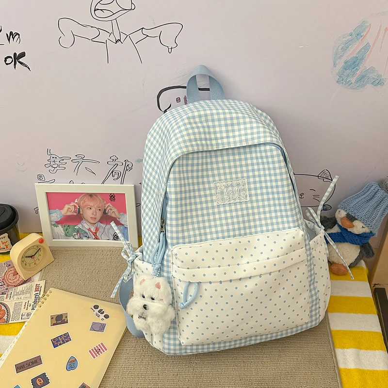 Chic Plaid Rucksack Karnz