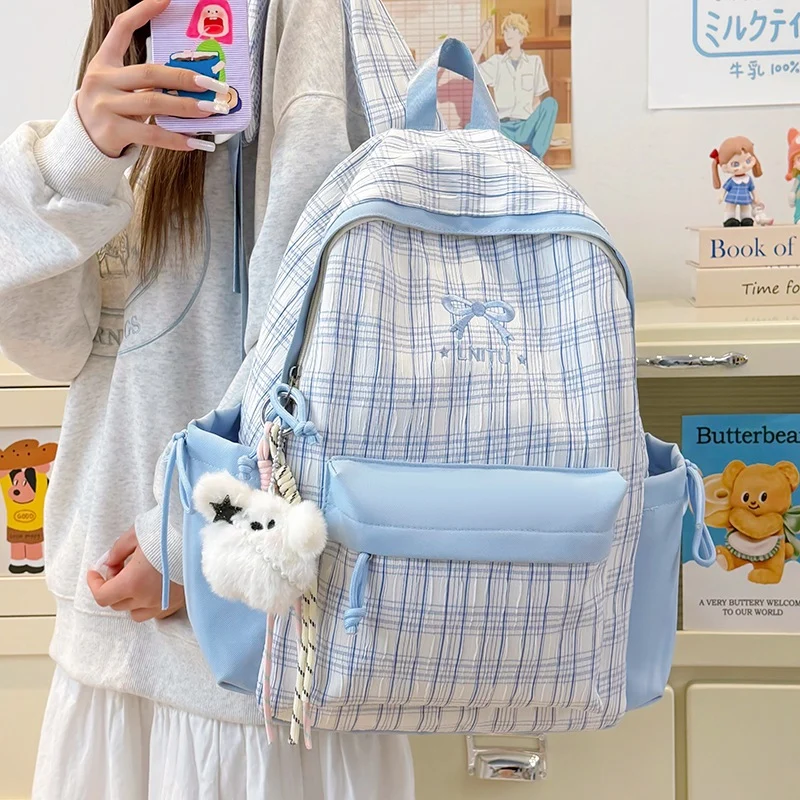 Gepunktetes Muster Freizeit Rucksack Karnz