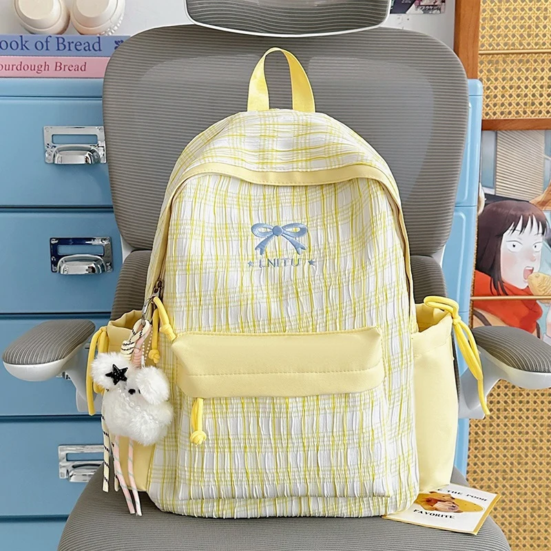 Gepunktetes Muster Freizeit Rucksack Karnz