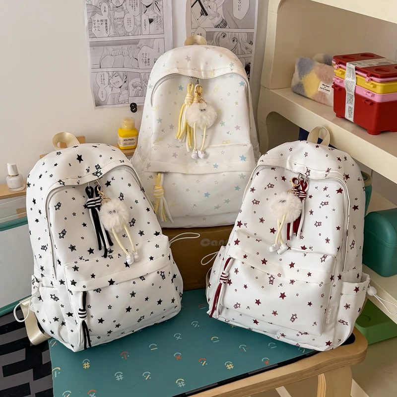 Lässig Leichter Sternen-Print Rucksack Karnz