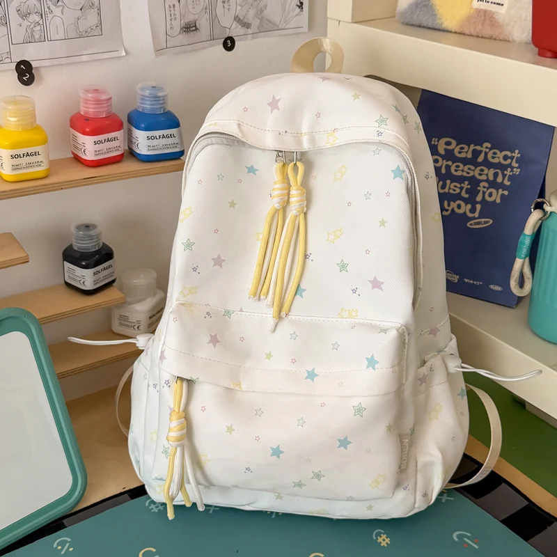 Lässig Leichter Sternen-Print Rucksack Karnz