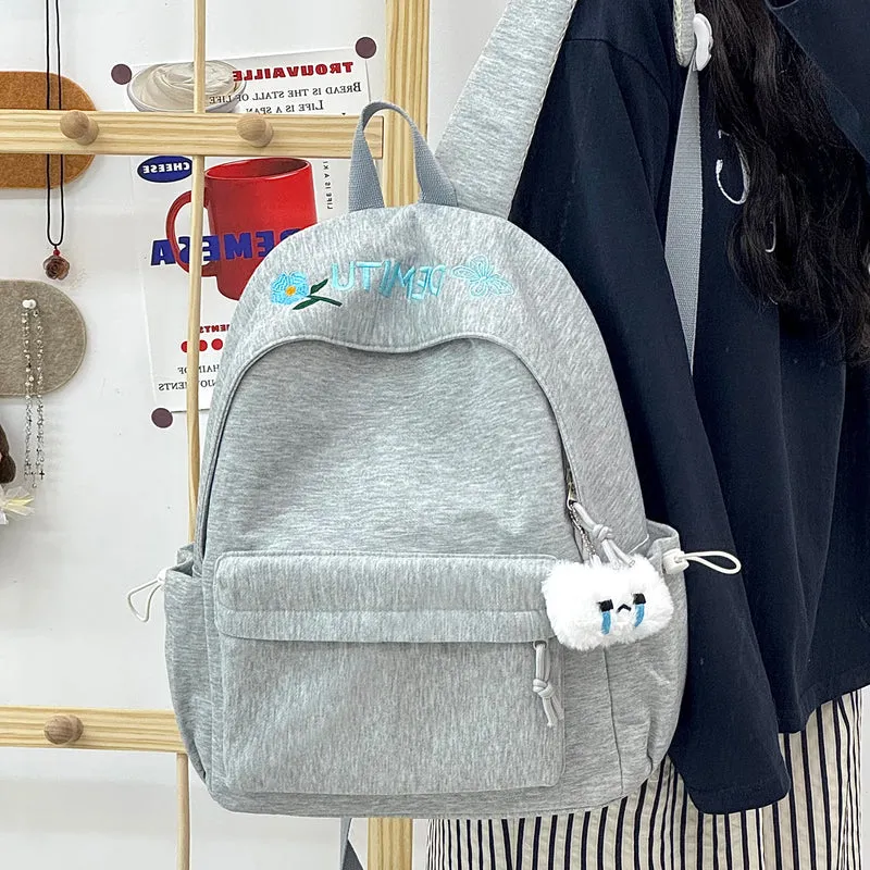 Lässiger bestickter Rucksack Karnz