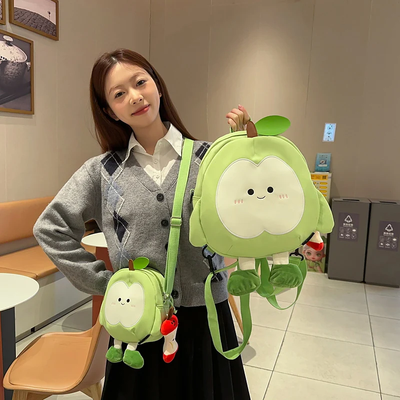 Cartoon Fruit-Themed Plüsch Rucksack Karnz