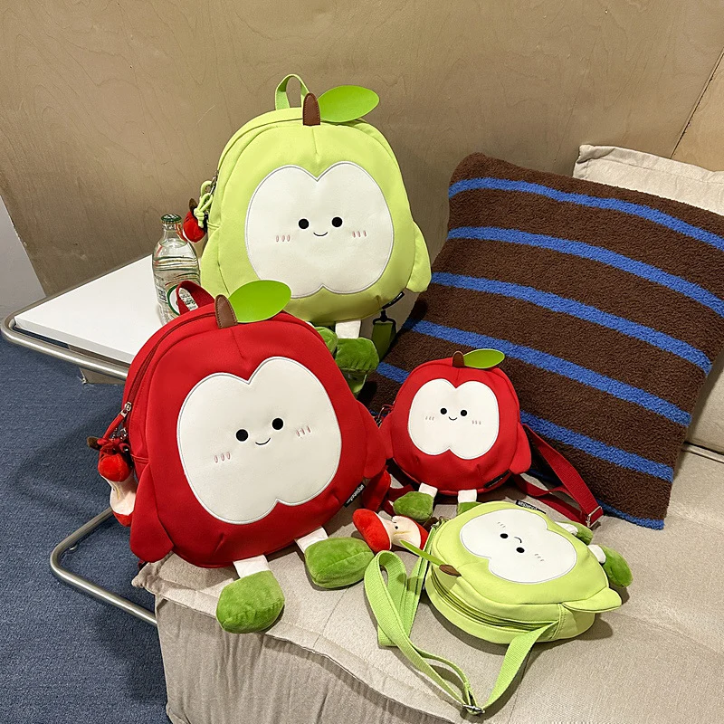 Cartoon Fruit-Themed Plüsch Rucksack Karnz