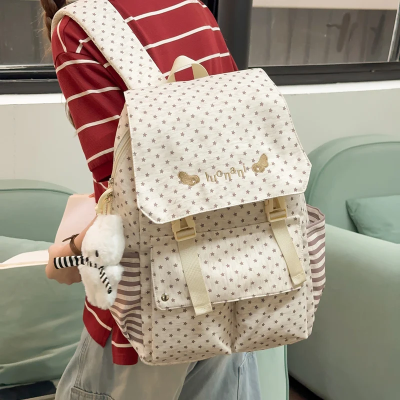 Charmante Stern-Beschmückte Freizeit-Rucksack Karnz