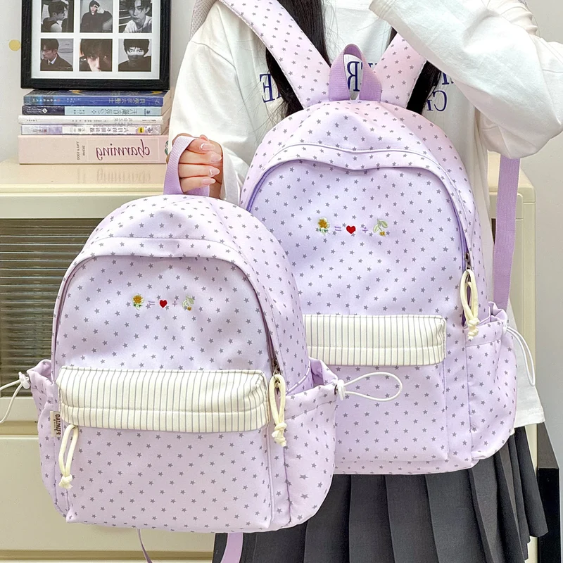 Lässiger Sternenbedruckter Rucksack Karnz