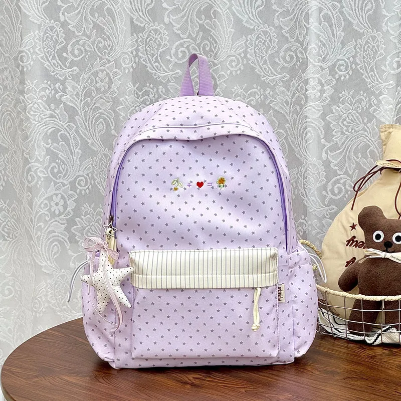 Lässiger Sternenbedruckter Rucksack Karnz