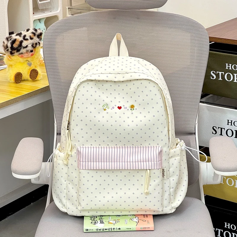 Lässiger Sternenbedruckter Rucksack Karnz