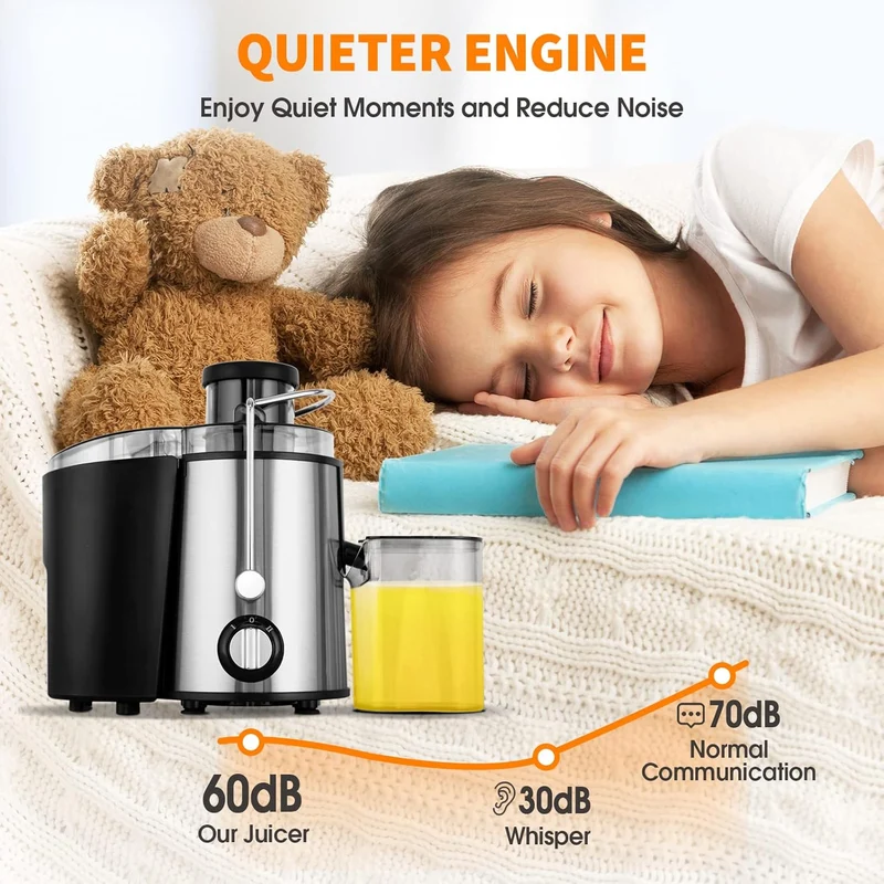 Kaltpresssaftpresse mit 3 Geschwindigkeiten – JuicePro