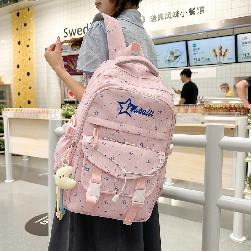 Stern-Beschmückter Lässiger Schul-Rucksack Karnz