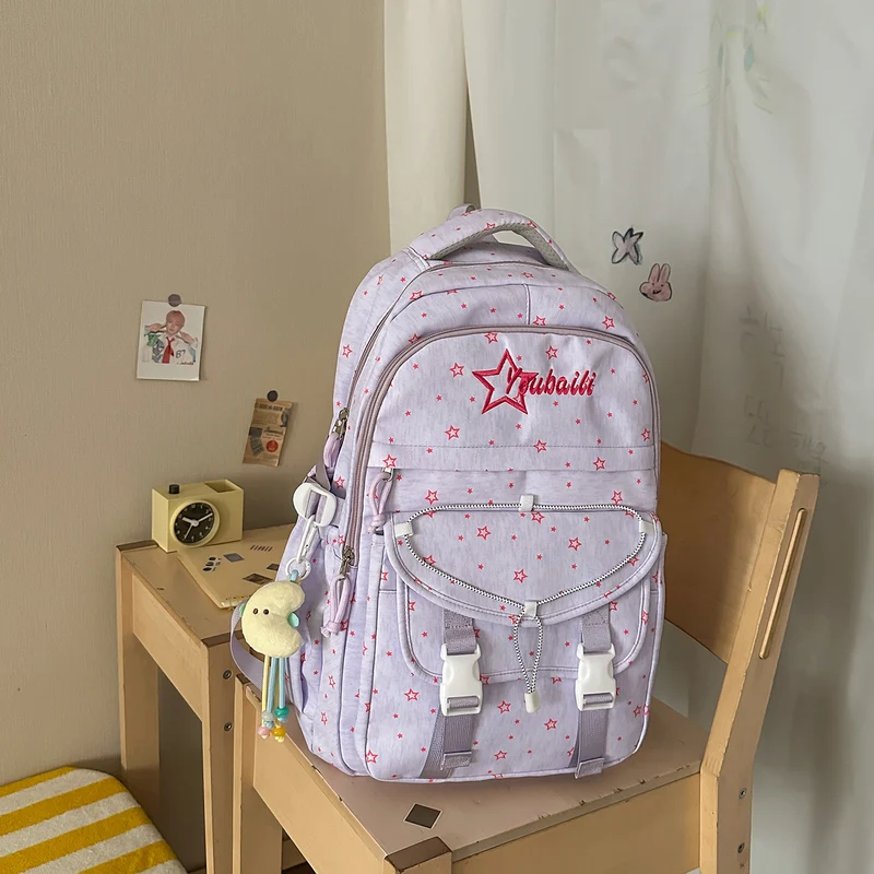 Stern-Beschmückter Lässiger Schul-Rucksack Karnz