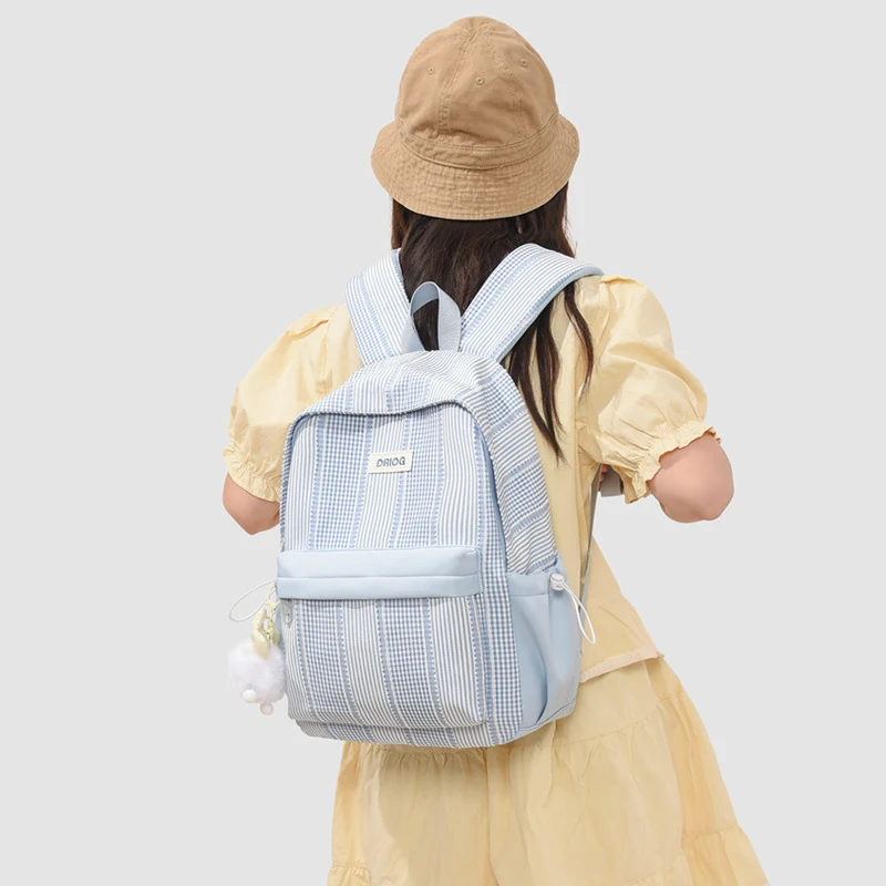 Verspielt Gestreifter Rucksack Karnz