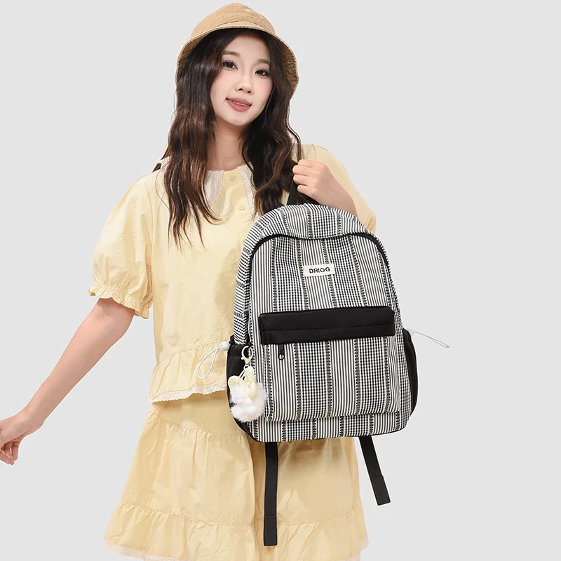 Verspielt Gestreifter Rucksack Karnz