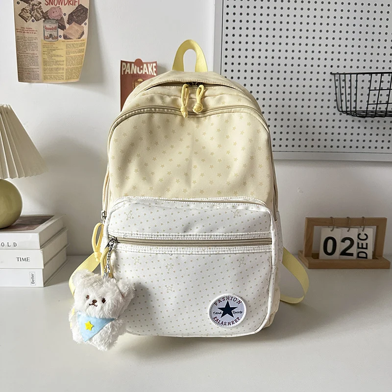 Verspielt Sternenmuster Schulrucksack Karnz