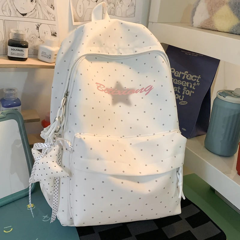 Charmanter Pünktchen Freizeit Rucksack Karnz