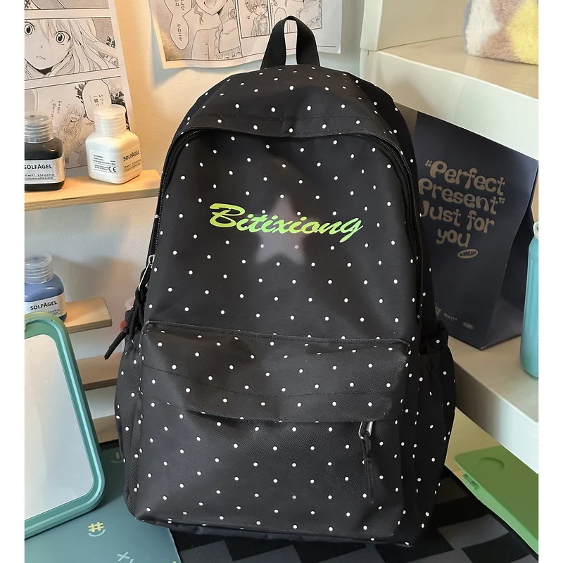 Charmanter Pünktchen Freizeit Rucksack Karnz