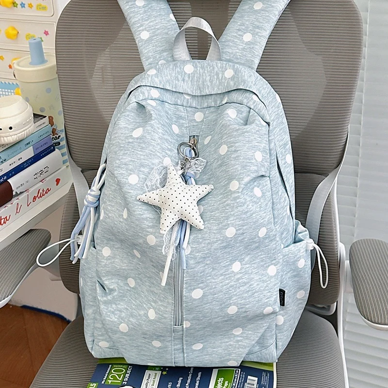 Verspielt gepunkteter Rucksack Karnz