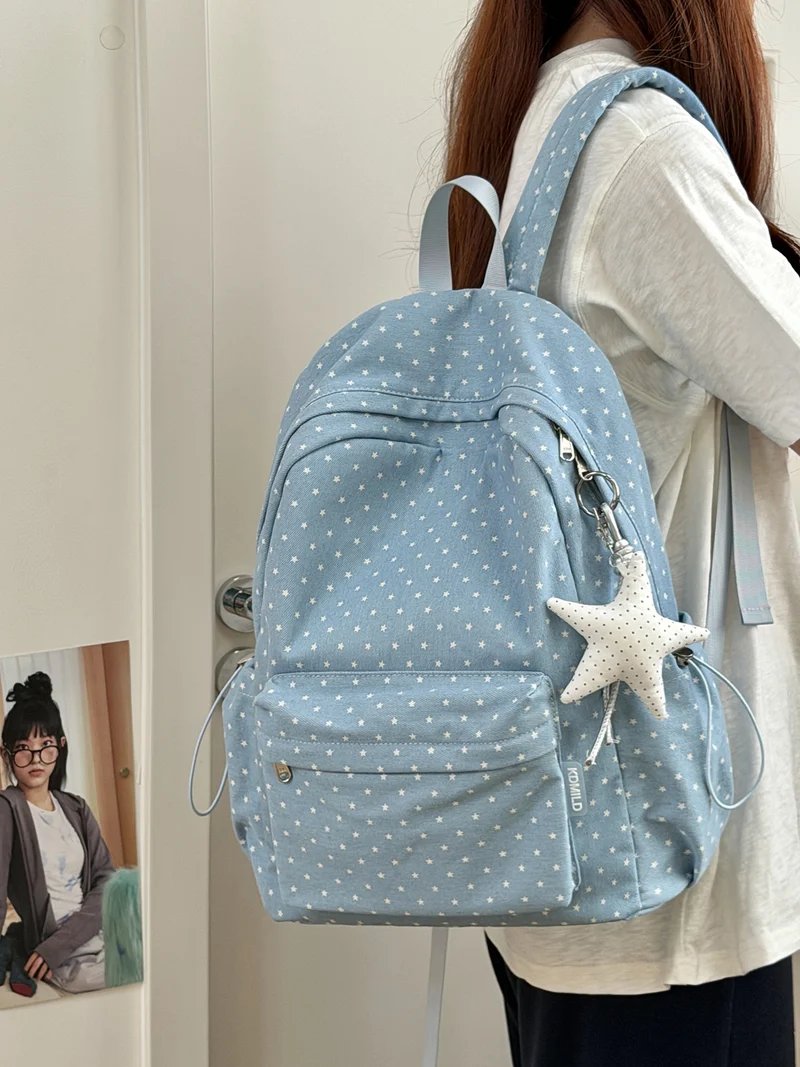 Verspielt gepunkteter Rucksack Karnz
