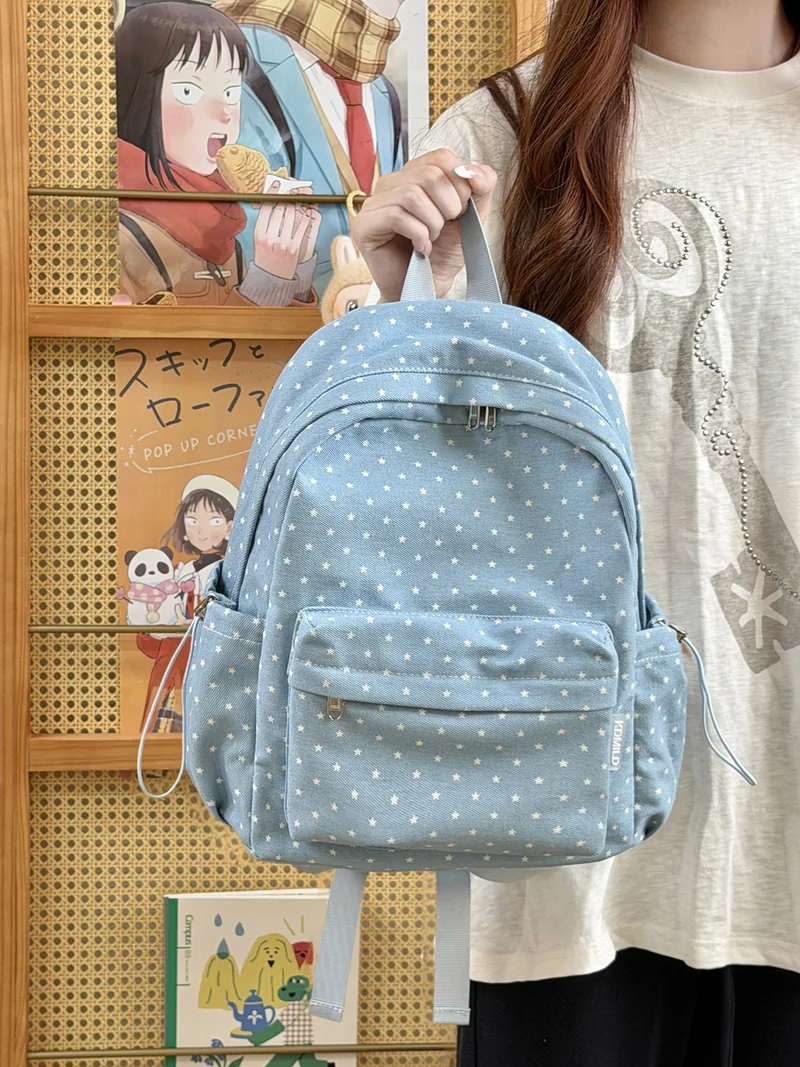 Verspielt gepunkteter Rucksack Karnz