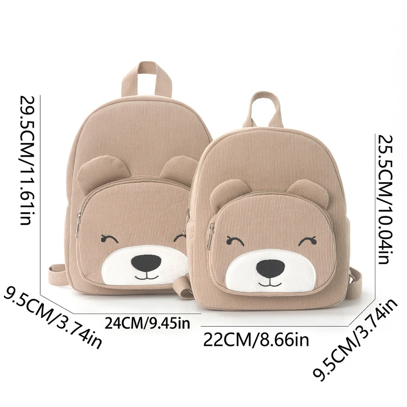 Mini-Rucksack mit niedlichem Bärenmotiv Skanto
