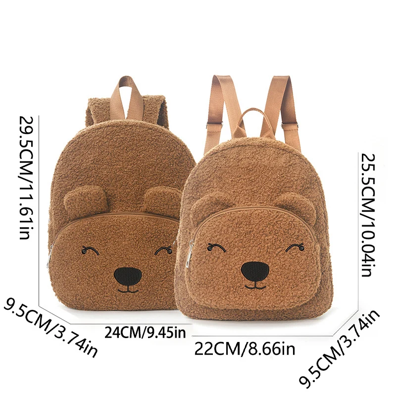 Mini-Rucksack mit niedlichem Bärenmotiv Skanto