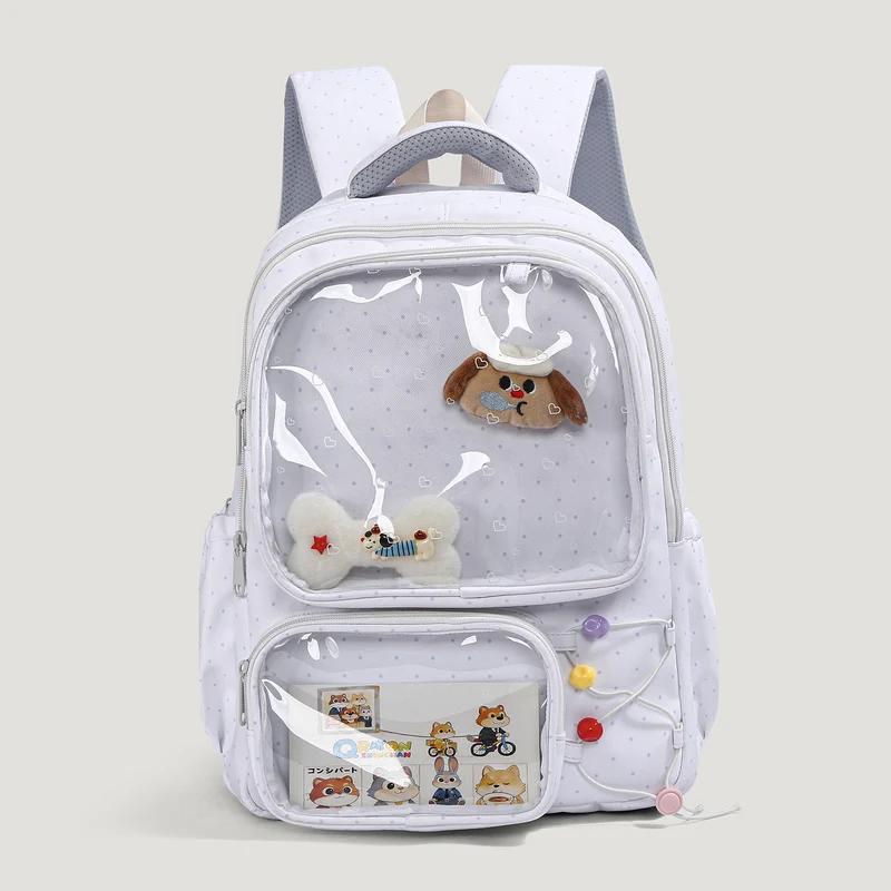 Verspielt Illustrierter Hundethemen-Rucksack Karnz