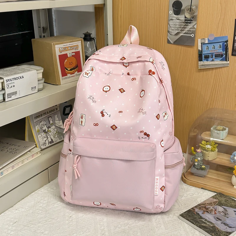 Verspielt Illustrierter Cartoon Rucksack Karnz