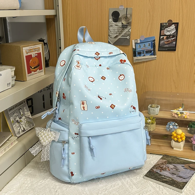 Verspielt Illustrierter Cartoon Rucksack Karnz