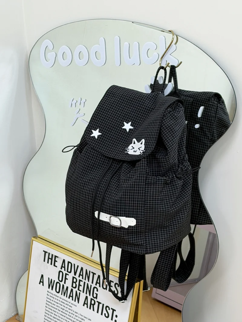 Lässiger Kordelzug-Rucksack Karnz