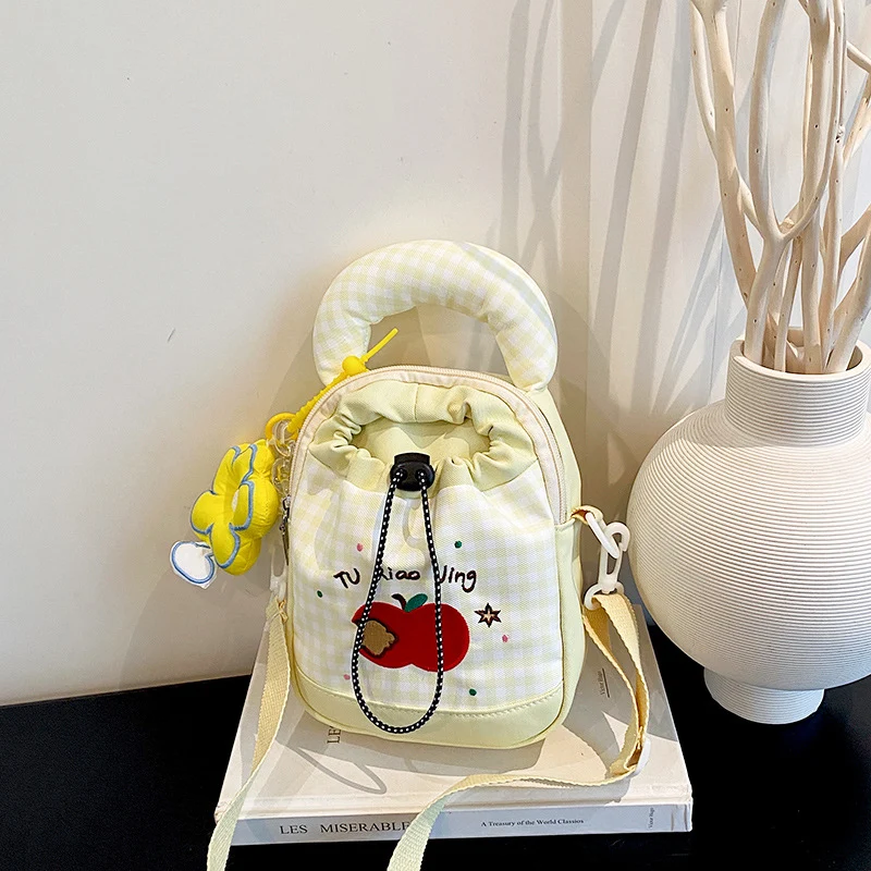 Verspielt Gingham Druck Mini Rucksack Karnz