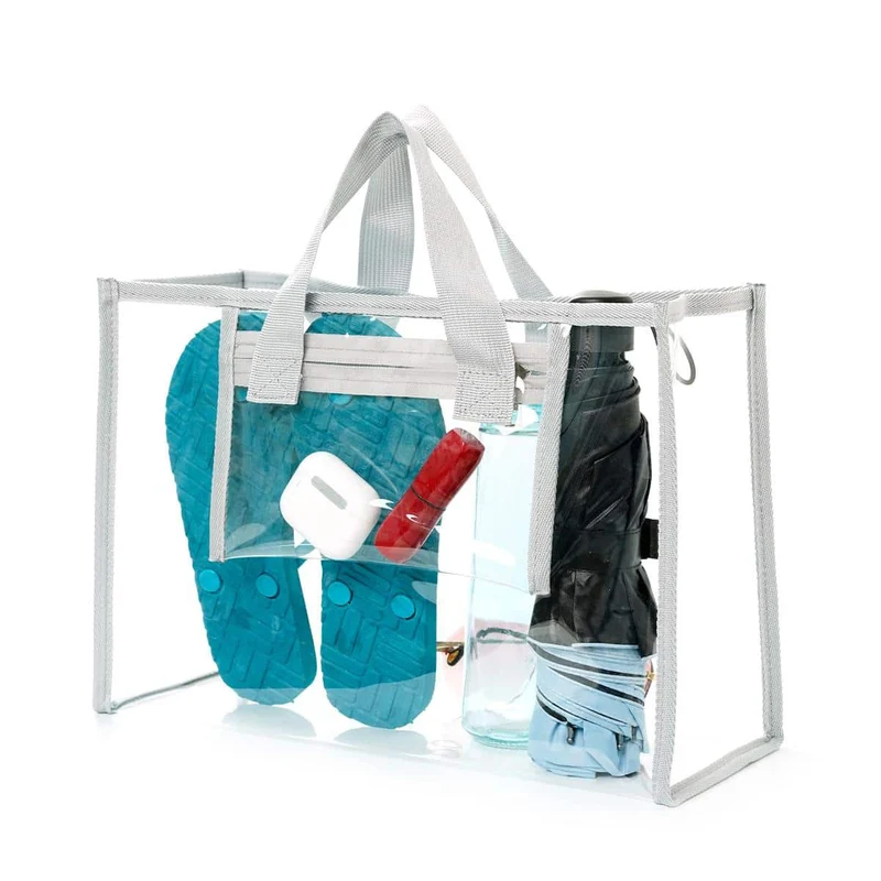 Transparente Strandtasche mit mehreren Innenfächern Skanto