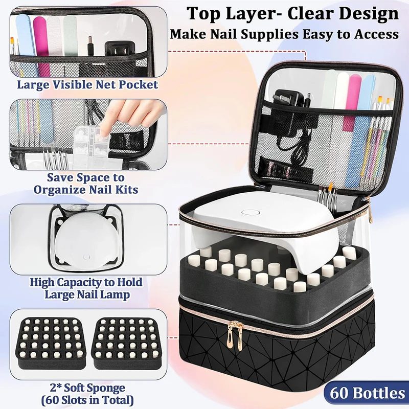 Kosmetik-Organizer mit intelligentem Fächersystem Skanto