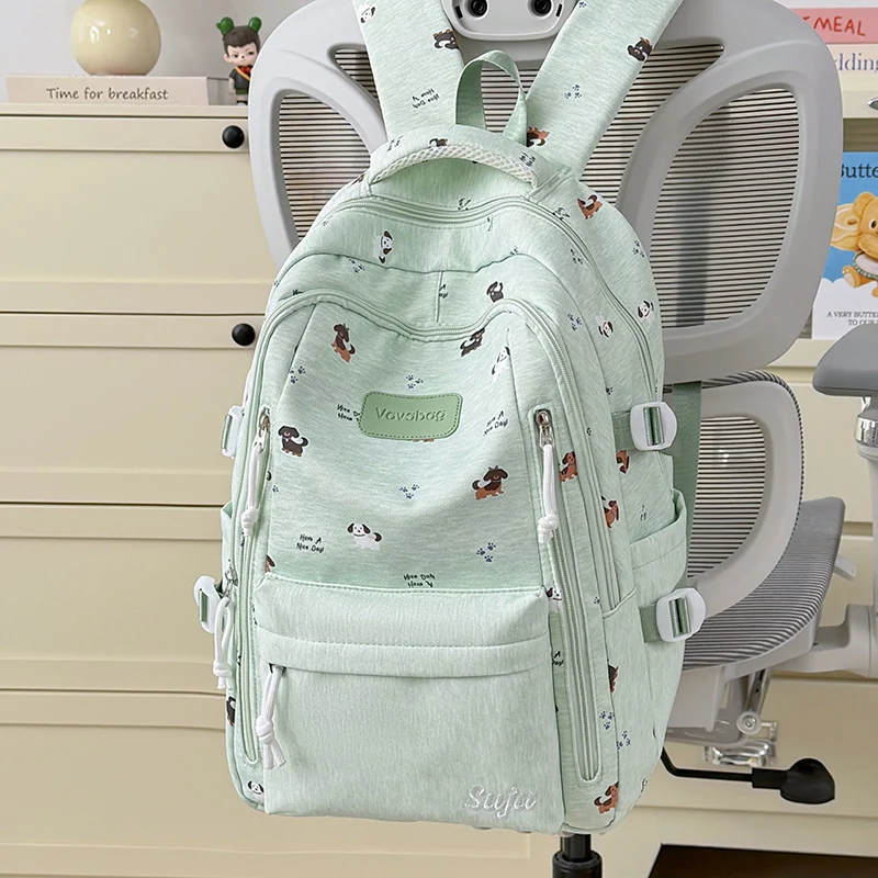 Verspielt Hunde-Themen Schulrucksack Karnz