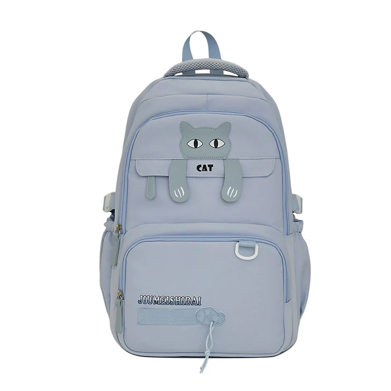 Verspielter katzenmotivierter Schulrucksack Karnz