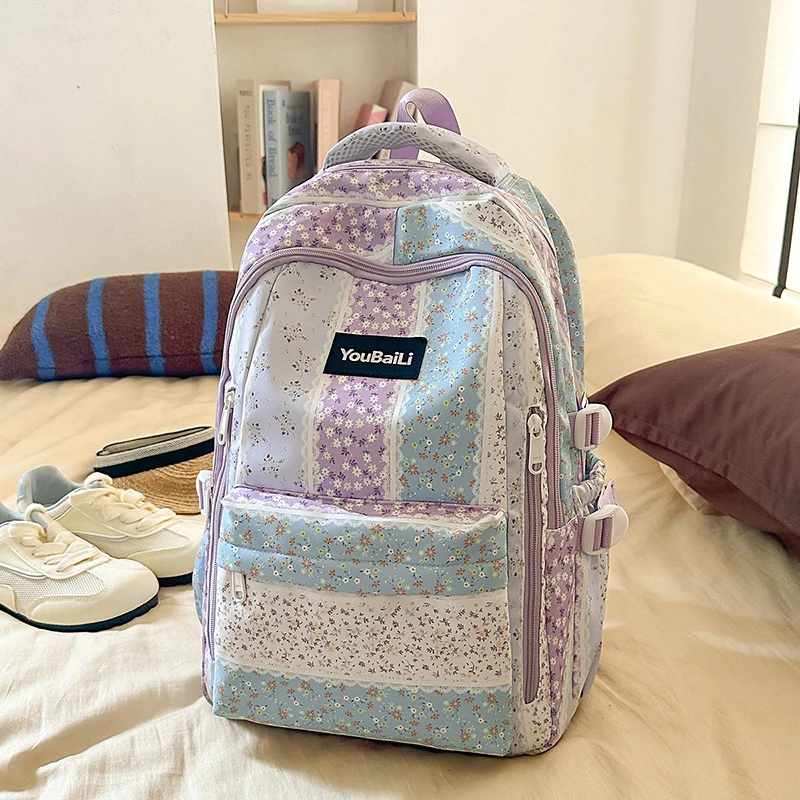 Blumenmuster Freizeit Rucksack Karnz
