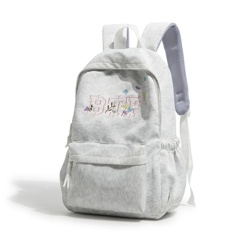 Bestickter Floral Freizeit Rucksack Karnz
