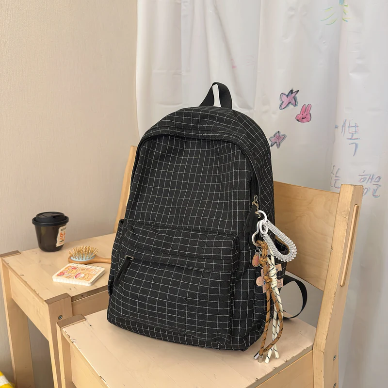 Casual Karierter Rucksack Karnz