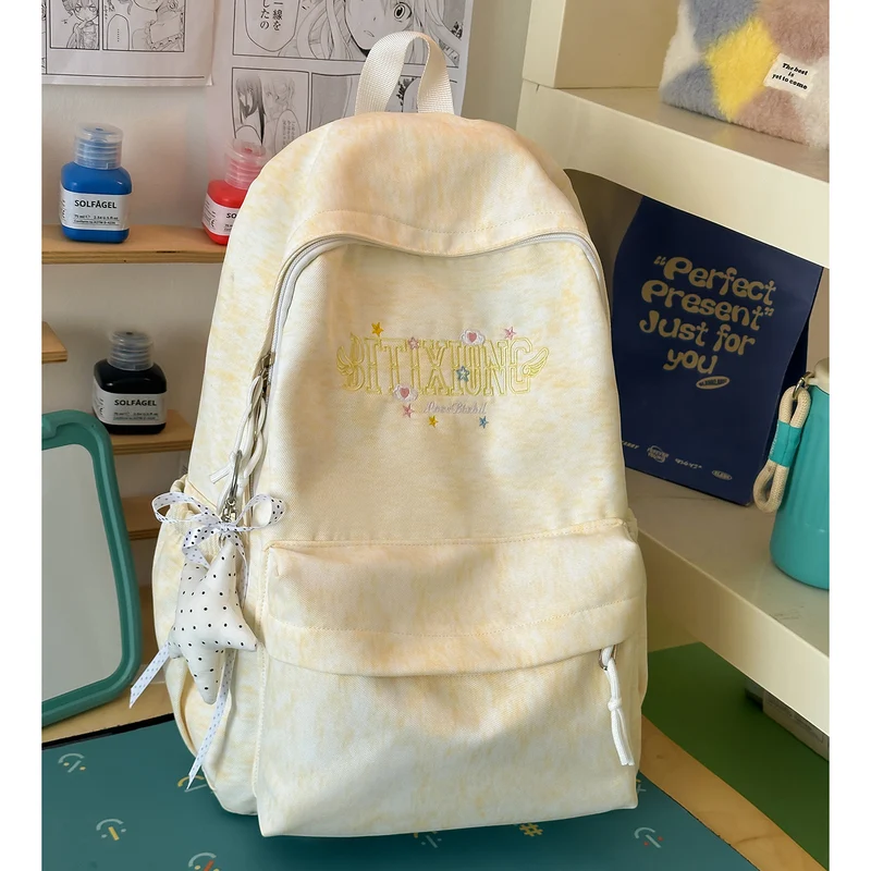 Lässiger Canvas-Rucksack mit Schlüsselanhänger Karnz