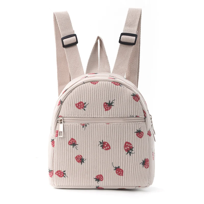 Mini-Rucksack im niedlichen Erdbeer-Design Skanto